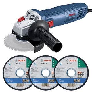Esmerilhadeira GWS 700 Bosch 710W + 3 Discos