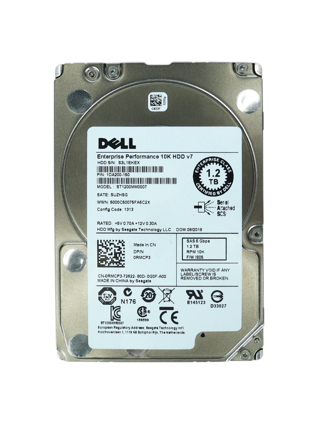 Hd Dell Sas 2.5 1.2tb 10k 6gbs Enterprise St1200mm0007 Nfe | Shopee Brasil