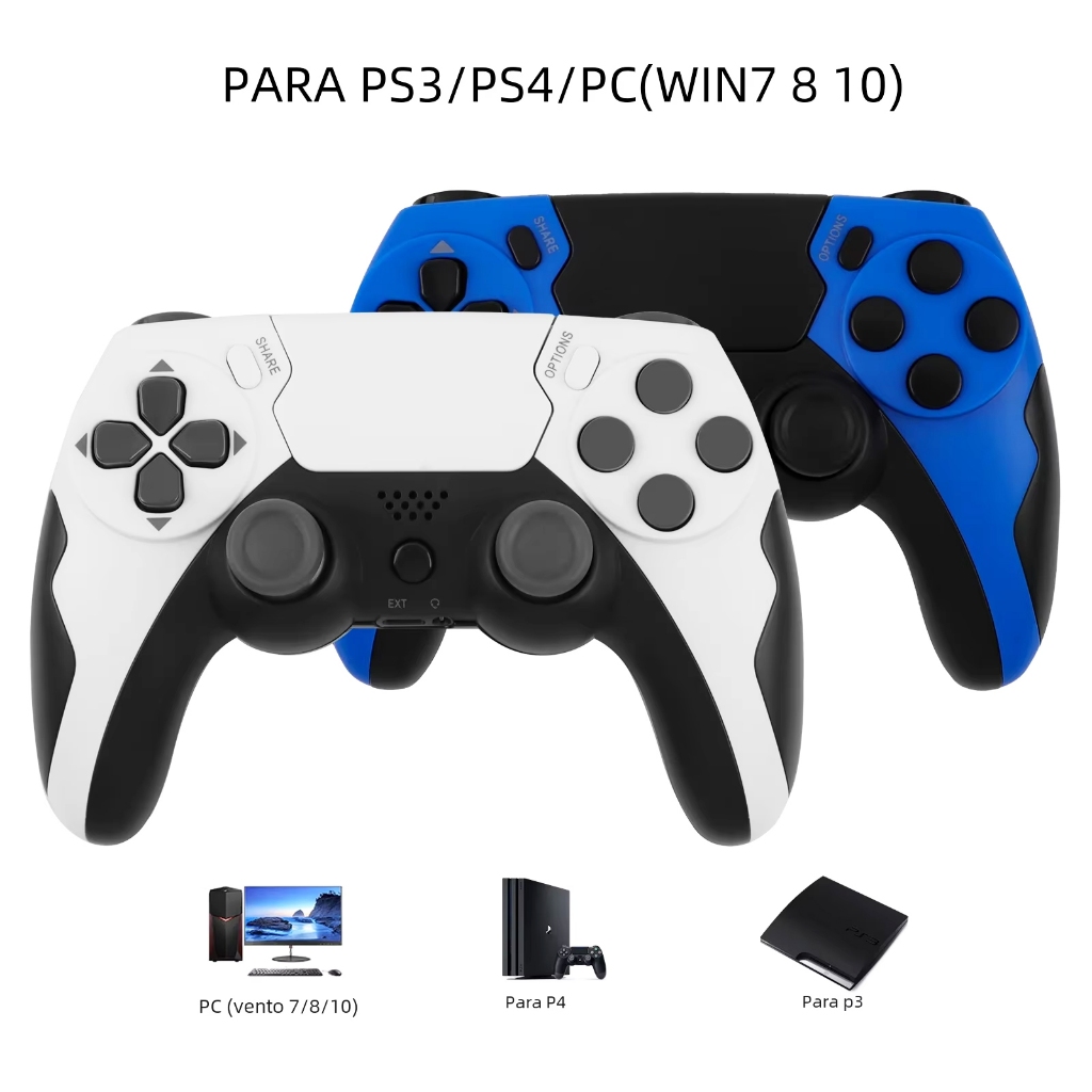 Gamepad P48 GAMINJA Sem Fio Com Giroscópio de 6 Eixos, Controle