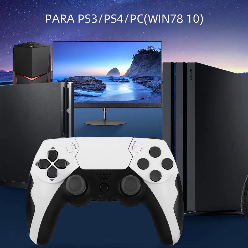 Gamepad P48 GAMINJA Sem Fio Com Giroscópio de 6 Eixos, Controle