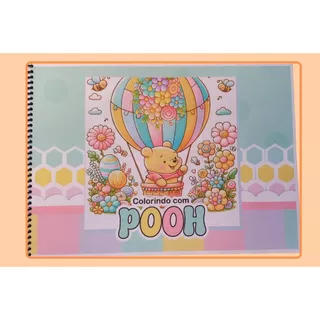 Livro de Colorir Pooh 50  Desenhos em Oferta na Shopee