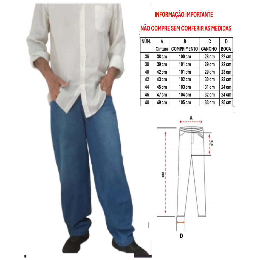 Calça jeans balão masculinos e femininos balão Skate Hip Hop Street ...
