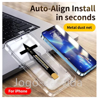 Película Premium Magic Box Full Cover Brilho HD iPhone Com Limpeza Automática 18 17 16 15 14 13 12 11 XR MAX PRO PLUS