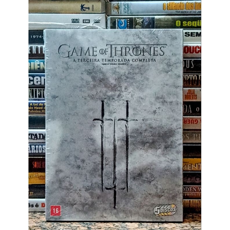 Box DVD Game Of Thrones Terceira Temporada 3ª Completa Série ORIGINAL ...