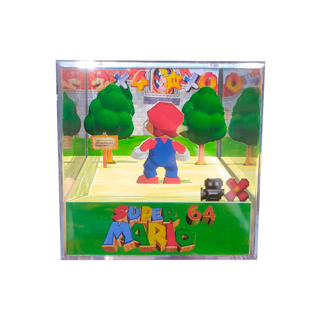 Cubo diorama super mario bros 64 | Shopee Brasil