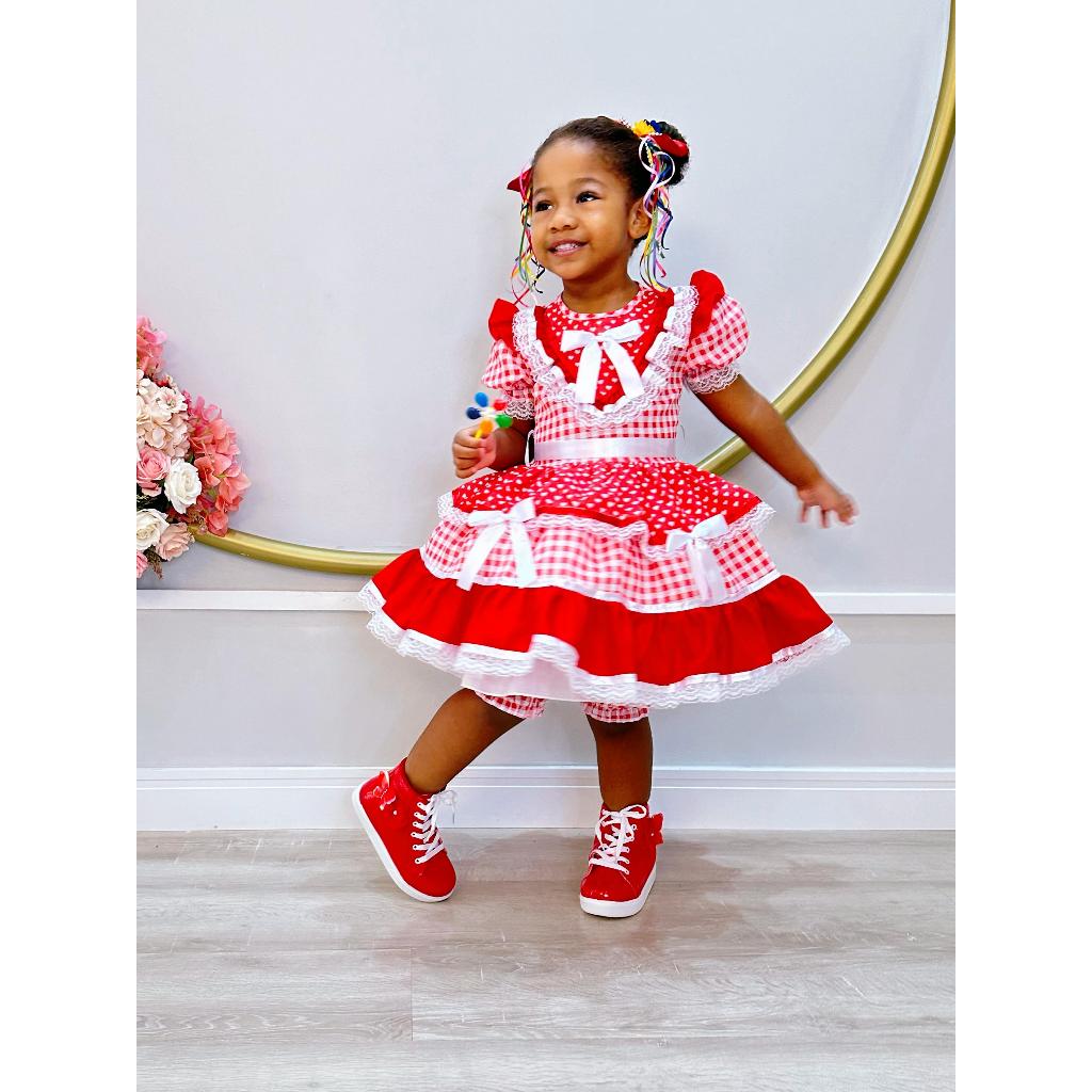 Vestido De Festa Junina Infantil Bebê Caipira Festa Vestido Para Bebe Festa  Junina Bebê Menina Vestido, image size:1024x1024