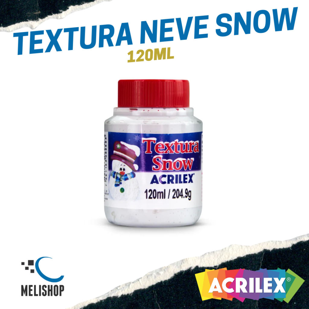 Textura Criativa Neve Nevasca Snow 120ml Acrilex