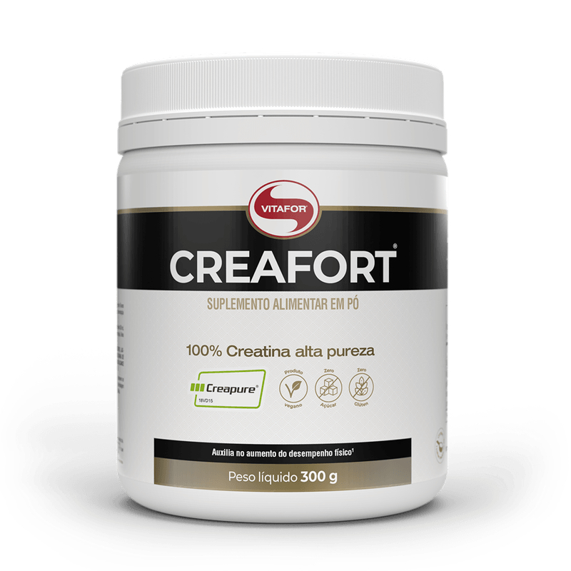 Creafort Vitafor - Creatina com selo Creapure - Pote 300g | Shopee Brasil