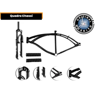 Quadro Chassi Bicicleta Motorizada Caiçara Moskito Suspensao