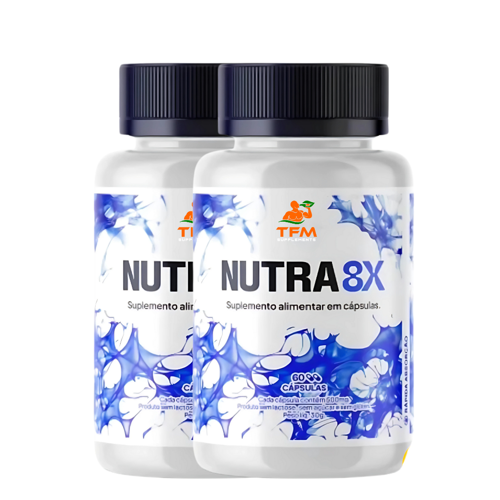 2 Nutra 8X Original 120 Cápsulas Formula Avançada | Shopee Brasil