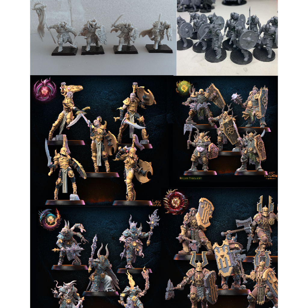 Miniaturas Warriors Of Chaos Core Units Jogos De Tabuleiro Wargaming 