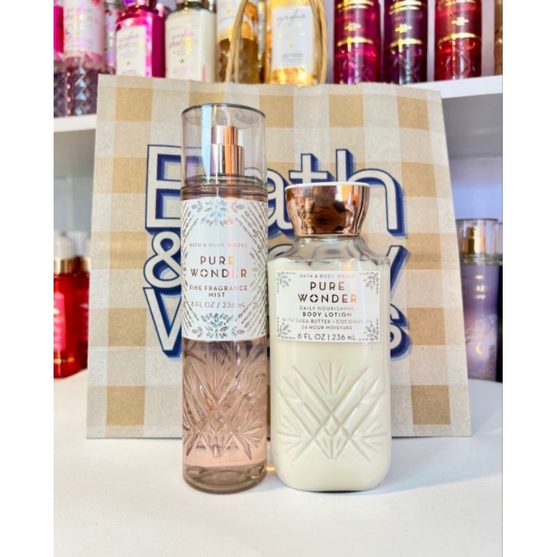 Bath & Body Works Pure Wonder - Loção Hidratante, Sabonete Líquido