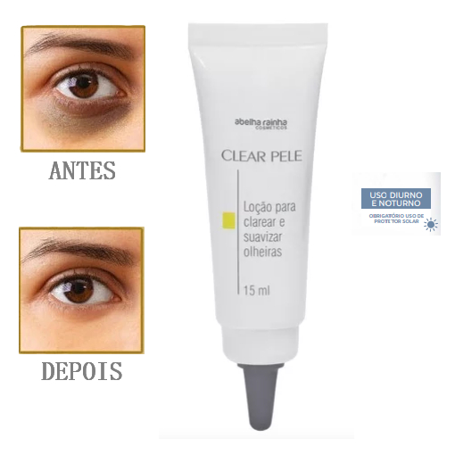 Loção para Clarear e Suavizar Olheiras 15 ML - ABELHA RAINHA | Shopee ...