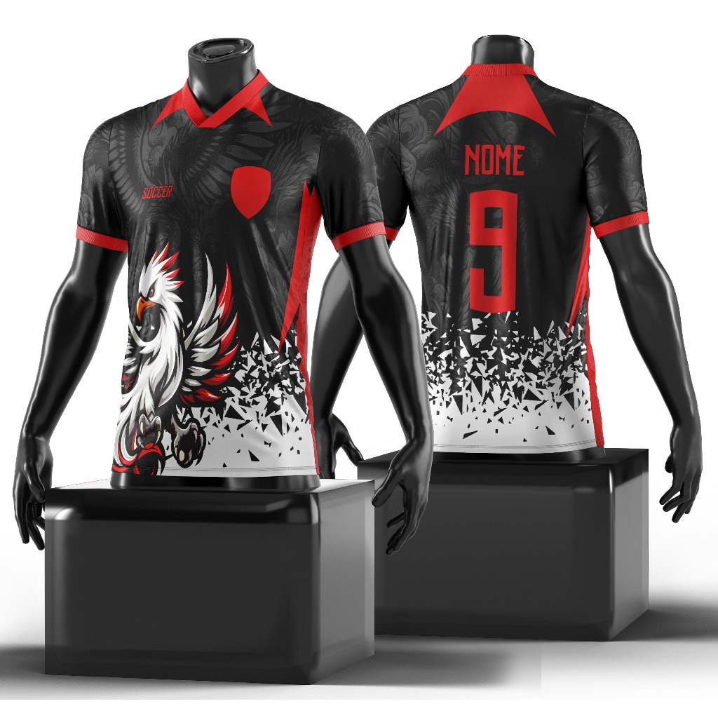 Kit camisas futebol para interclasse/futebol/várzea personalizado com ...
