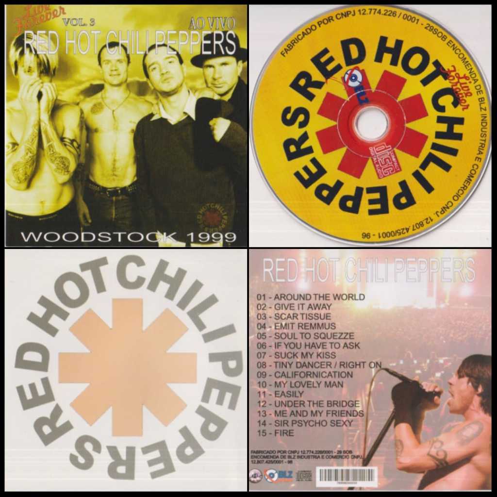 CD RED HOT CHILI PEPPERS OPÇÕES & DETALHES NA DESCRIÇÃO | Shopee