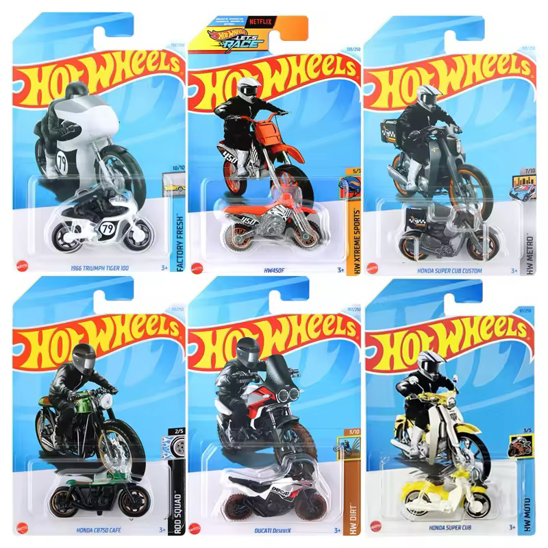 Motos Hot Wheels - Diversos Modelos - Originais - Motocicleta Coleção Carrinhos Diecast - Hotwheels