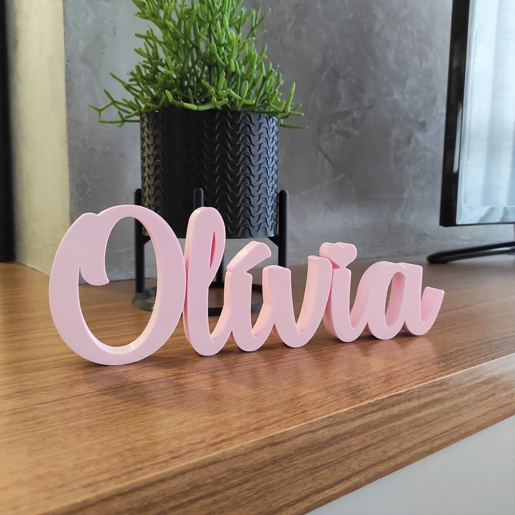 Letreiro Decorativo com o NOME DO SEU FILHO, NAMORADO, Chá de bebê, chá revelação, PERSONALIZADO,