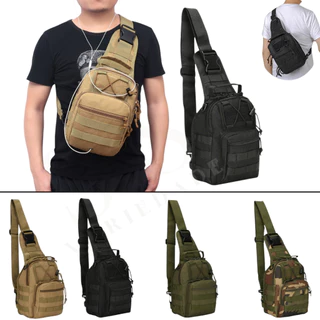 Bolsa Tática Transversal Impermeável Peito e Ombro Mochila Reforçada Transversal