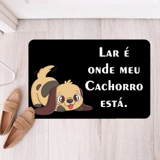 Tapete de Porta Para Entrada Antiderrapante Cachorro Esta (tap 187)