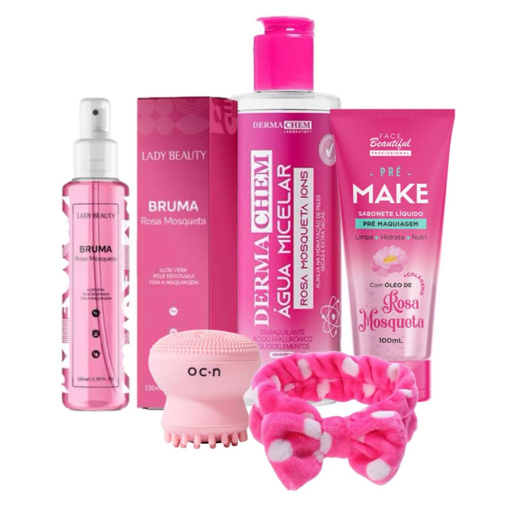 Kit skin care rosa mosqueta completo | Shopee Brasil