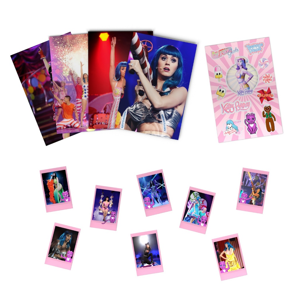 Kit Adesivos e Prints Katy Perry - California Dreams Tour | Shopee Brasil