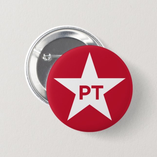 botton personalizado partido dos trabalhadores