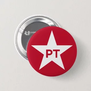 botton personalizado partido dos trabalhadores