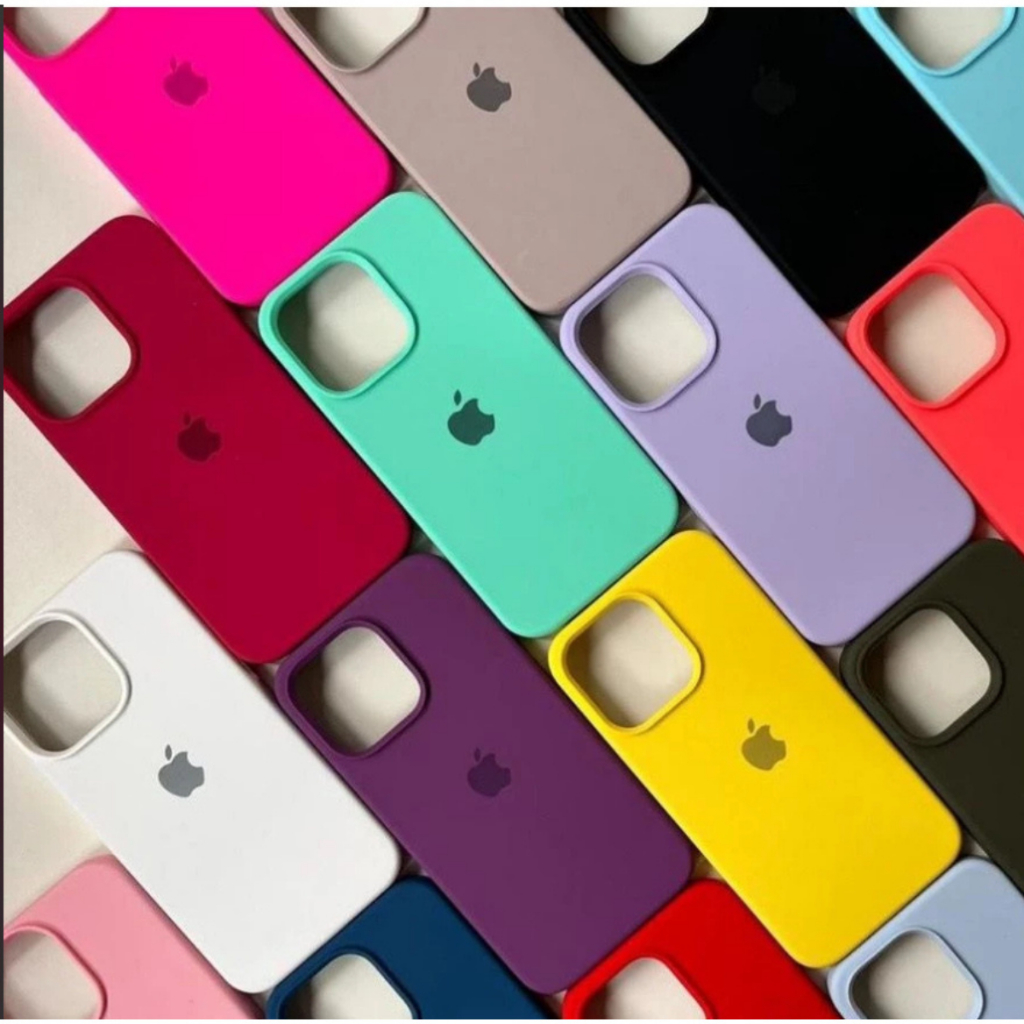Capa Case Silicone Capinha Premium Iphone 14 Plus Lindas Cores ...
