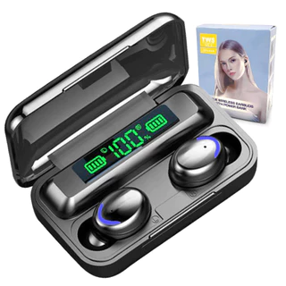 Fone F9-5 Sem fio - Bluetooth V5.3 - Carregador de celular - O melhor F9 do mercado - Original!
