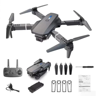 Drone E99 E88 Pro Com duas Câmera E Wifi Com Case Cor Preto