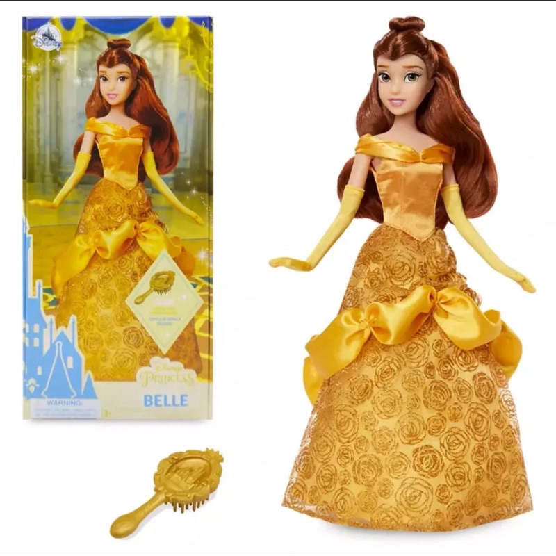 Boneca Barbie Bela (A Bela e a Fera) original Disney Store | Shopee Brasil