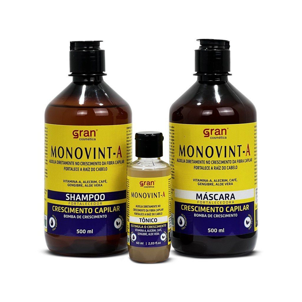 Kit Monovin A Original Bomba de Crescimento Capilar Acelerado | Shopee ...