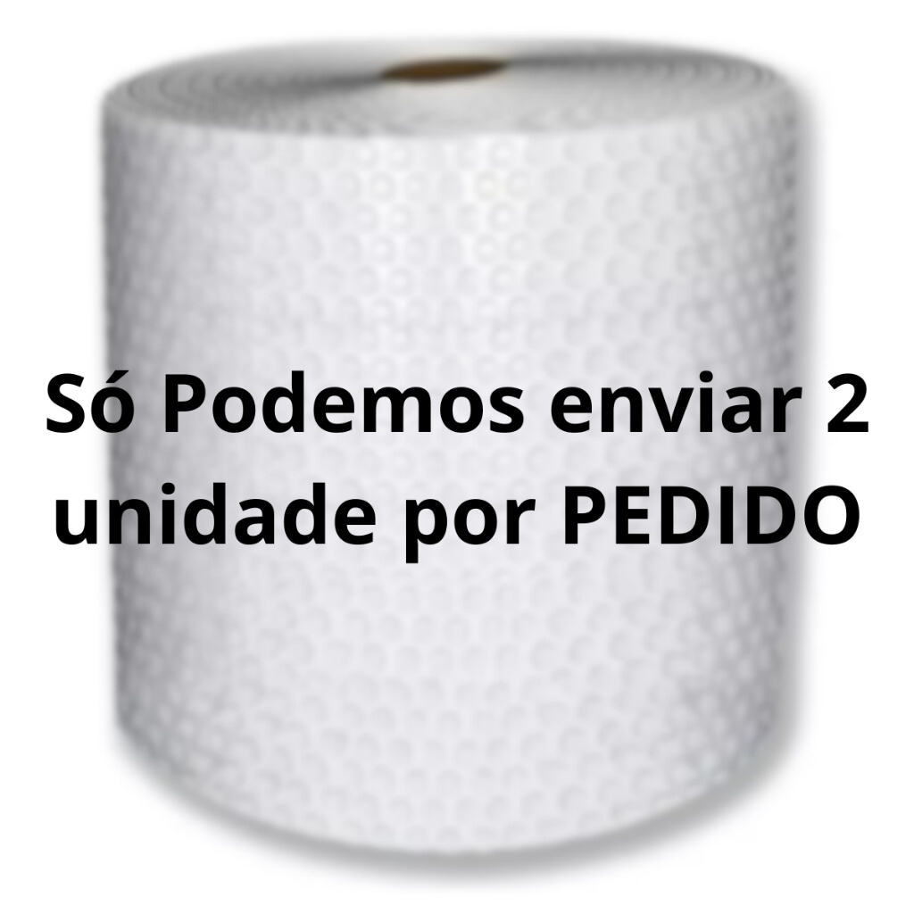 Novo - Plástico Bolha 1,30 x 100 Metros Para Mudança Embalagem Ecommerce Rolo Grande Saco Bobina
