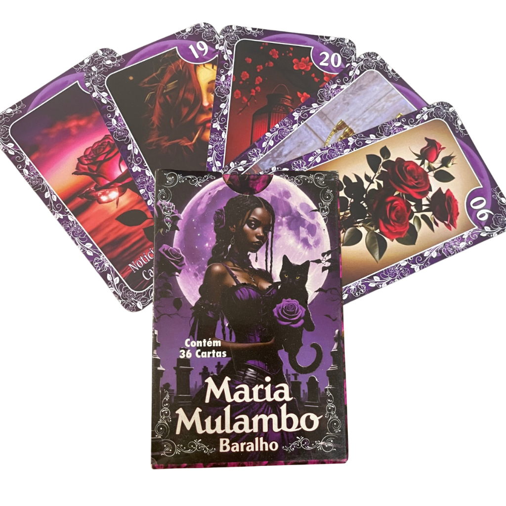 Baralho Maria Mulambo Tarot 36 Cartas Umbanda Candomblé | Shopee Brasil