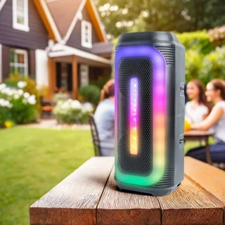 [ORIGINAL] Caixa de Som Bluetooth Portátil Amplificada LED TWS 50W Xtrad - CS-26 em Oferta na Shopee