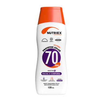 Protetor Solar FPS 70 Facial E Corporal Nutriex 120ML
