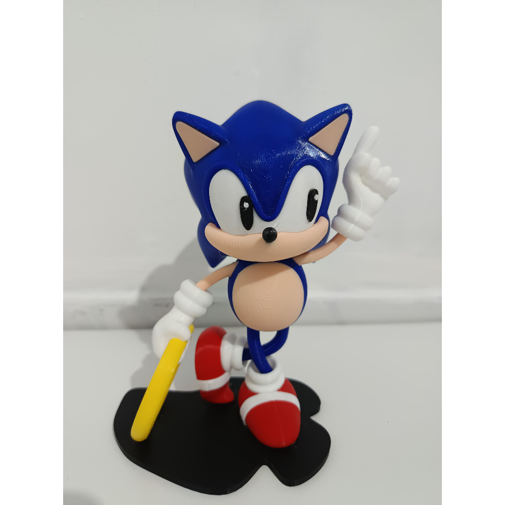 Boneco Colecionável Sonic Clássico | Shopee Brasil