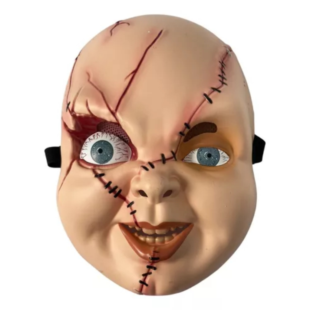 Mascara Fantasia Carnaval Chucky Boneca Assasino Halloween
