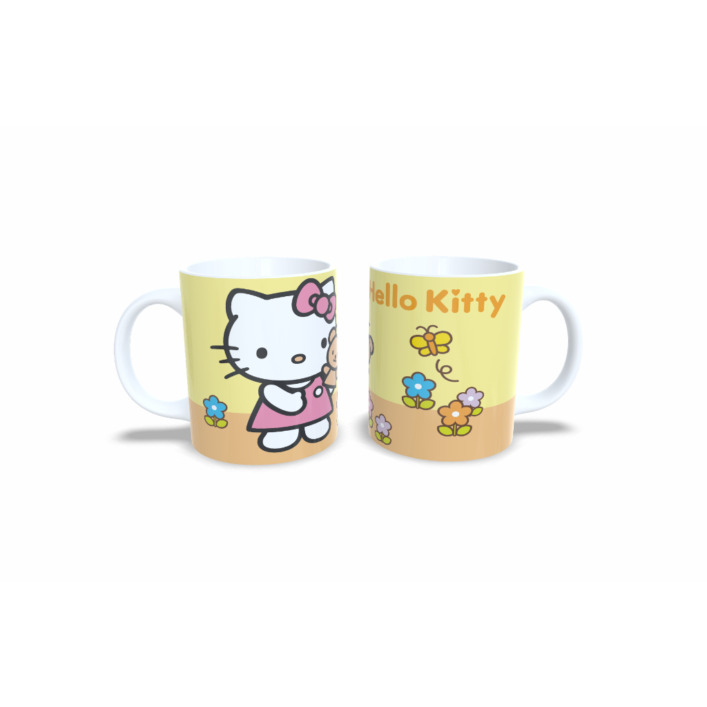 Caneca Hello Kitty Personalizada Nome Desenho Infantil Crianca Presente ...