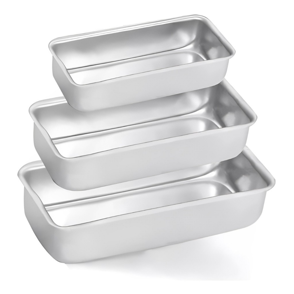 Kit de 3 Formas Assadeiras de Pão nº1, nº2 ,nº3