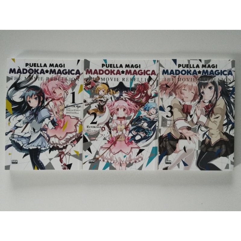 Madoka Magica - The Movie Rebellion - Vol 01/02/03 (Coleção Completa)