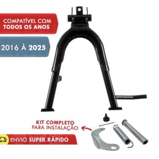 Kit Cavalete Central CG 160 Titan Fan Start Cargo 160 Completo Mola + Meia Lua + Pino em Oferta na Shopee