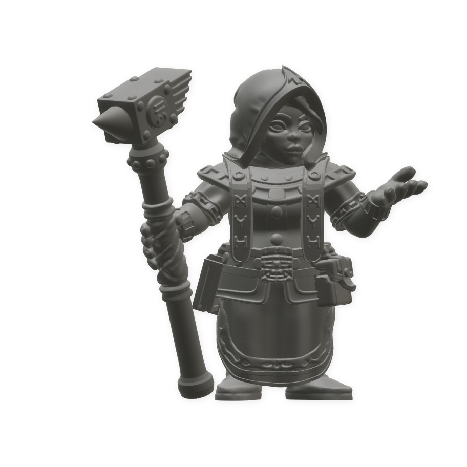 Miniatura de Anã Maga para RPG - D&d, Pathfinder, etc | Shopee Brasil