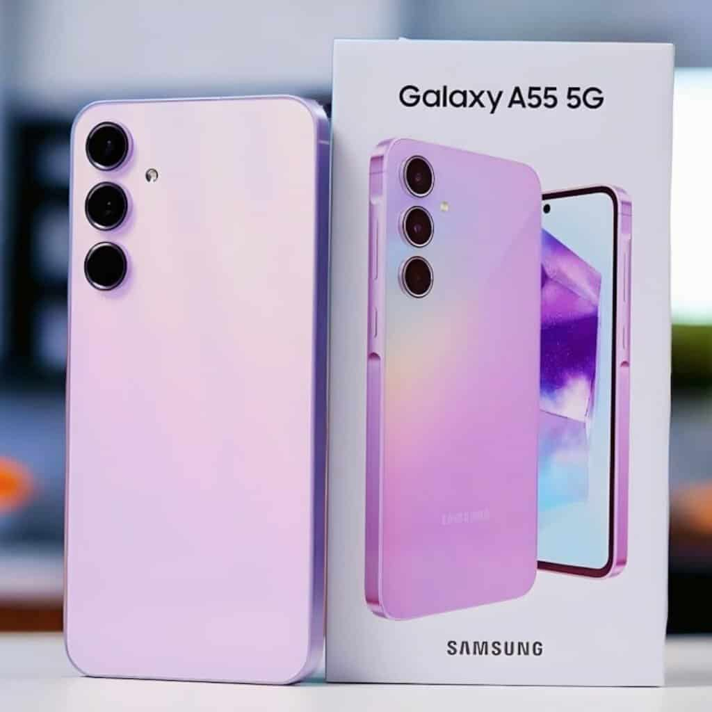 Smartphone Samsung Galaxy A55 128GB ou 256GB 08GB RAM 5G Novo