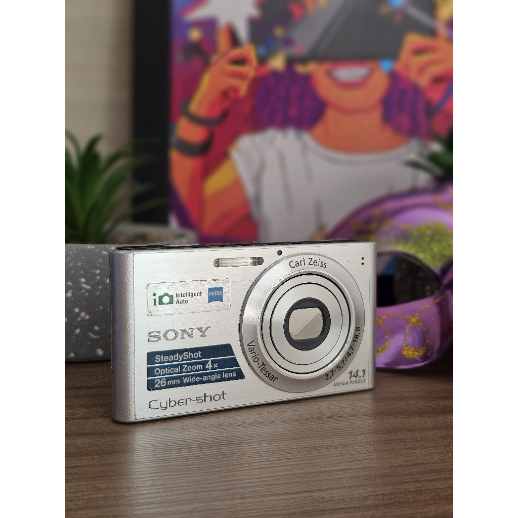 Camera Sony cyber-shot Dsc-w320 14,1mp 4x zoom | Shopee Brasil