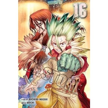 Dr. Stone Vol. 1, 2, 3, 4, 5, 6, 7, 8, 9, 10, 11, 12, 13, 15, 16