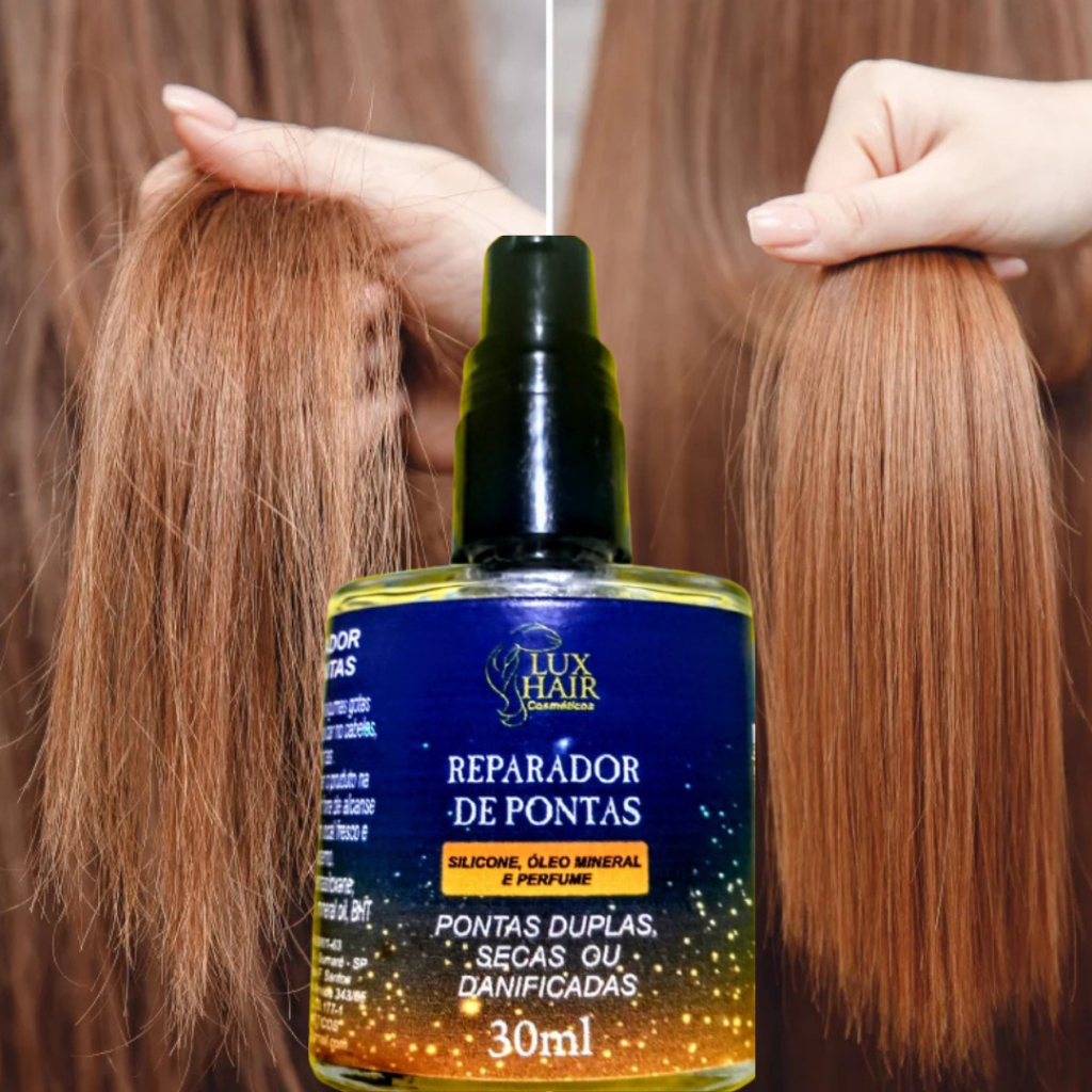 Reparador de Pontas 30ml Protetor termico antifrizz sela cutículas ...