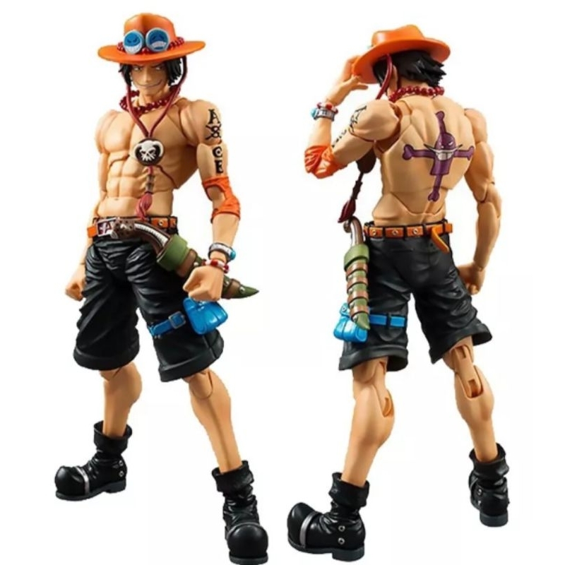 Boneco Portgas D Ace Articulado One Piece Action Figure Brinquedo