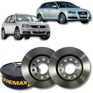 Par Disco Freio Traseiro Solido A3 Q3 Eos Golf Passat Tiguan em Oferta na Shopee