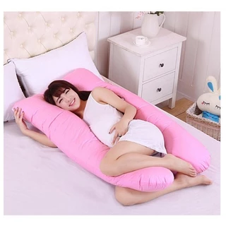 Almofada de Corpo Para Gestante Em Formato de U em Oferta na Shopee